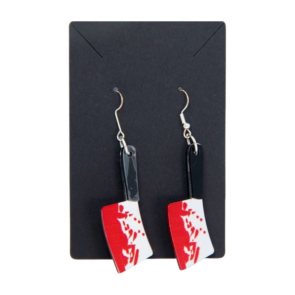 Bloody Cleaver Earrings
