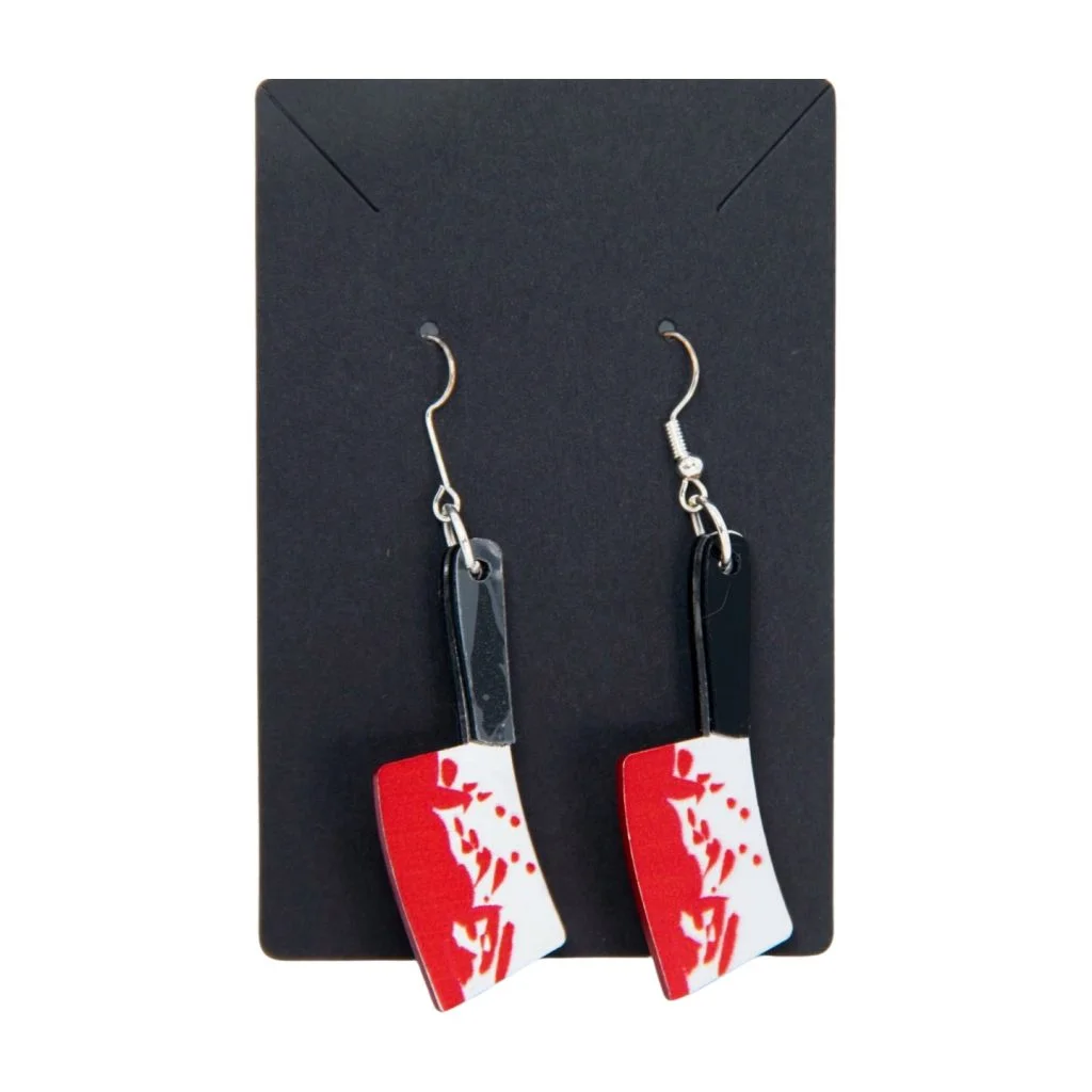 Bloody Cleaver Earrings