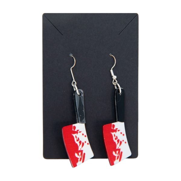 Bloody Cleaver Earrings