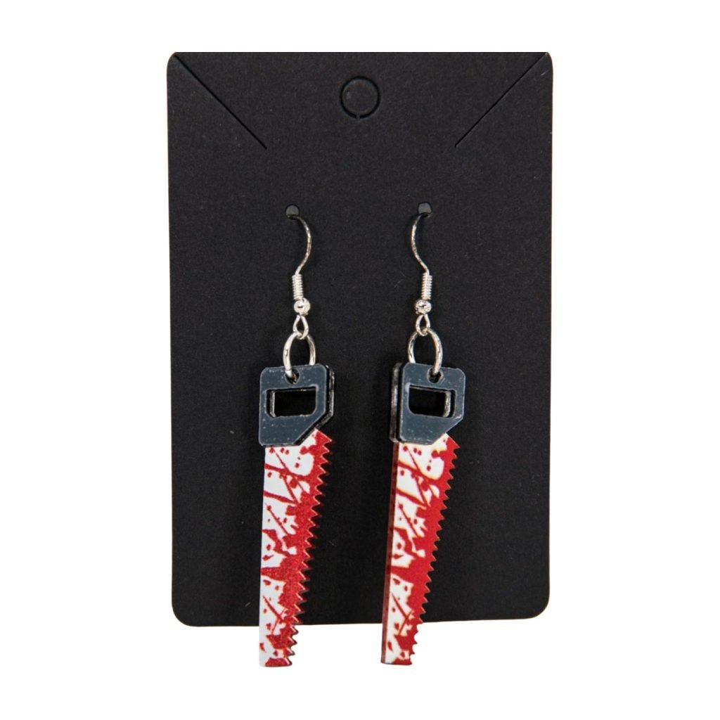 Bloody Saw Earrings