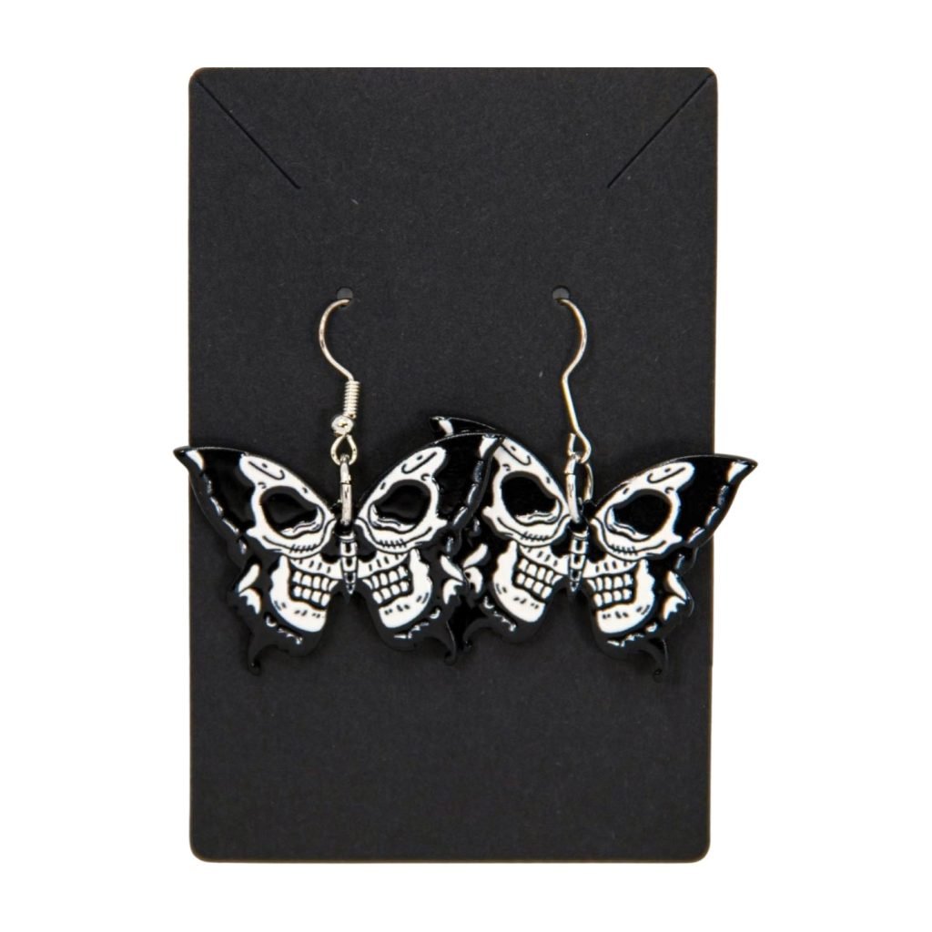 Butterfly Skull earrings