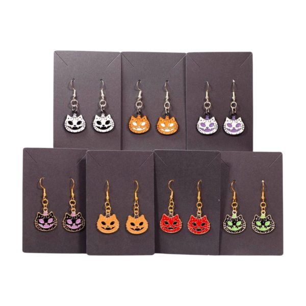 Cat earrings set