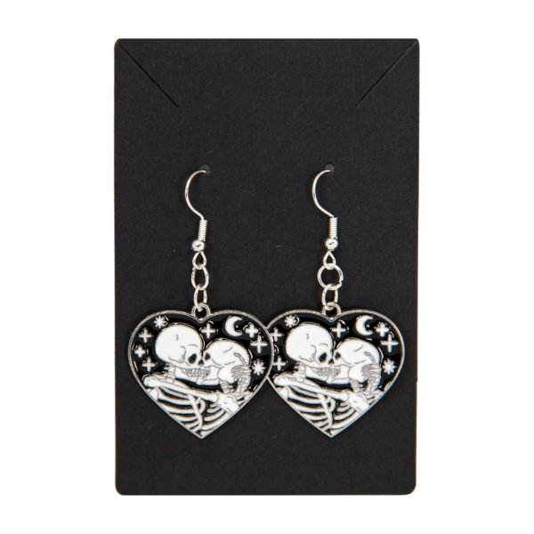 Kissing Skeleton Earrings