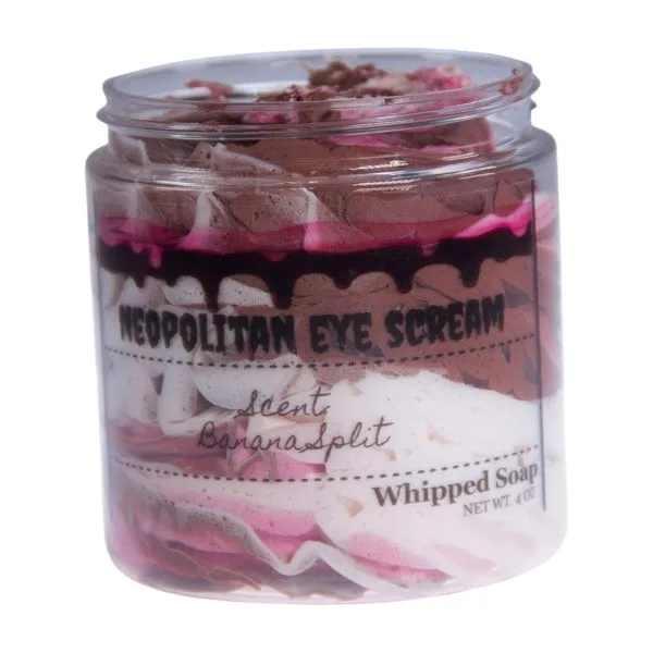 Neopolitan Ice SCream Whipped Soap (2)
