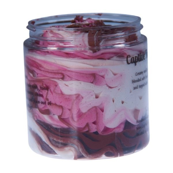 Neopolitan Ice Scream Whipped Soap Side View