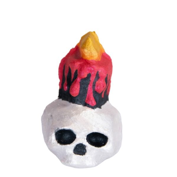 candle skull bath bomb