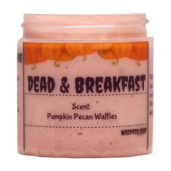 dead and breakfast whipped soap 2