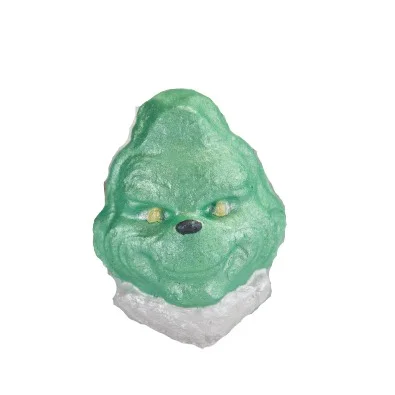 3D Grinch bath bomb