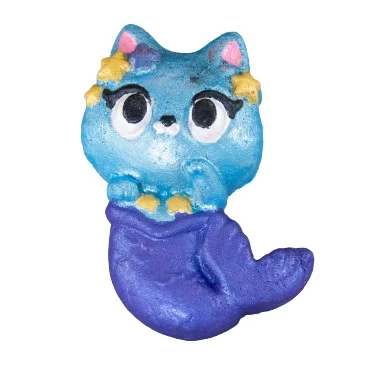mermaid cat bath bomb