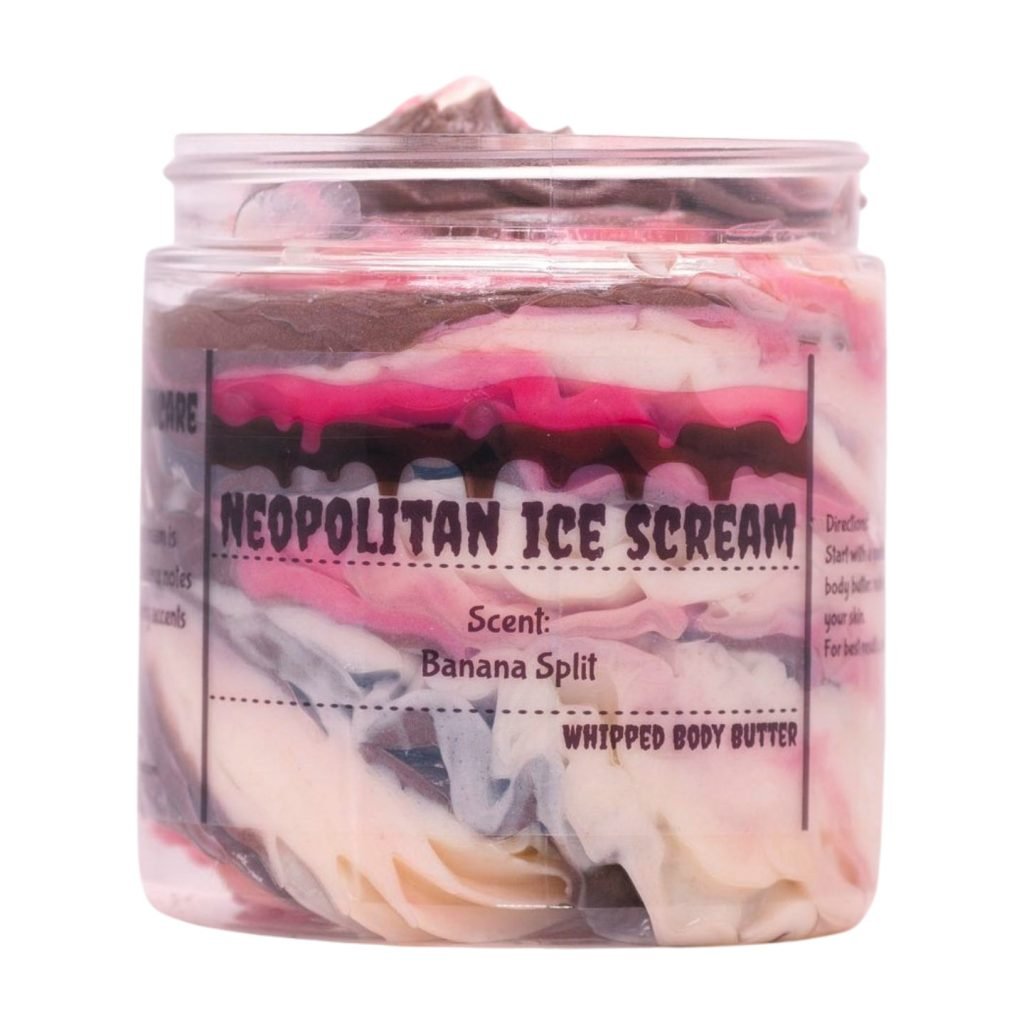 neopolitan ice scream body butter
