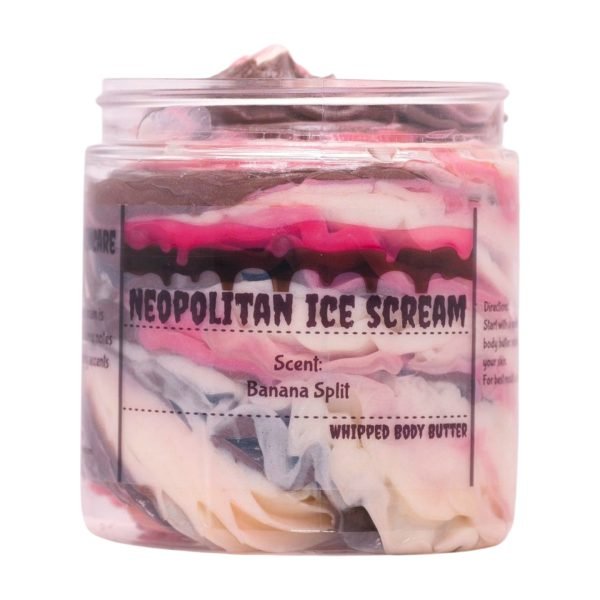 neopolitan ice scream body butter