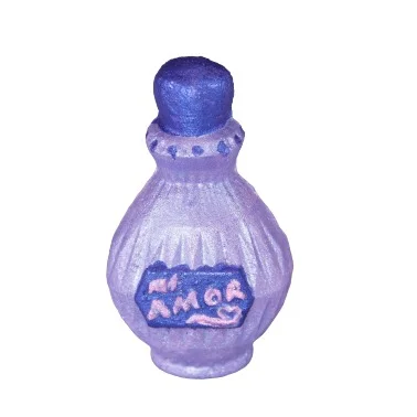 perfume bottle bath bomb