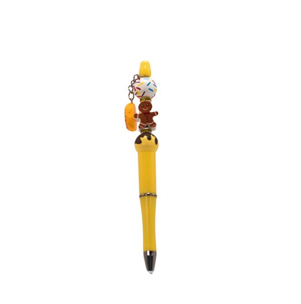yellow donut pen